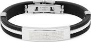 STEELTIME Men's Lord's Prayer ID Bracelet