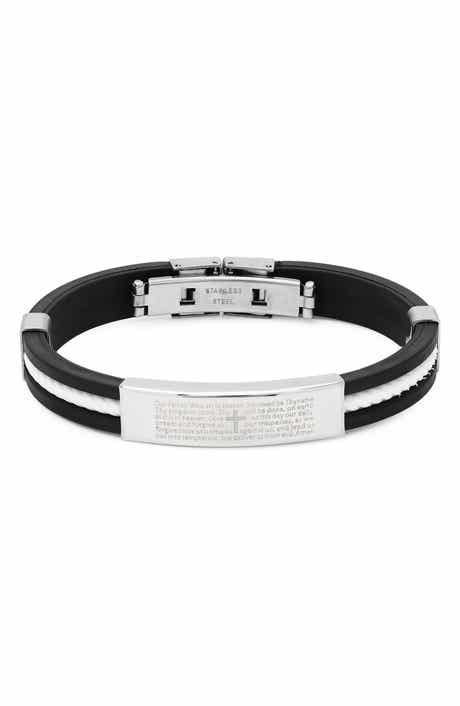 Men's Lord's Prayer ID Bracelet