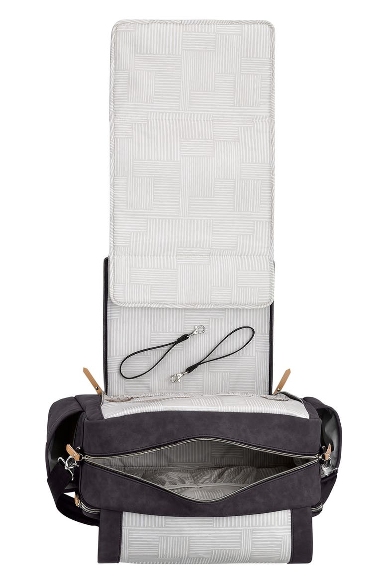 Boxy Deluxe Backpack Diaper Bag, Alternate, color, BLACK