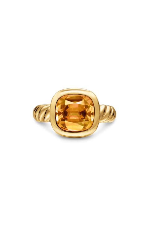 DY Mercer® Stone Ring in 18K Yellow Gold, 10mm