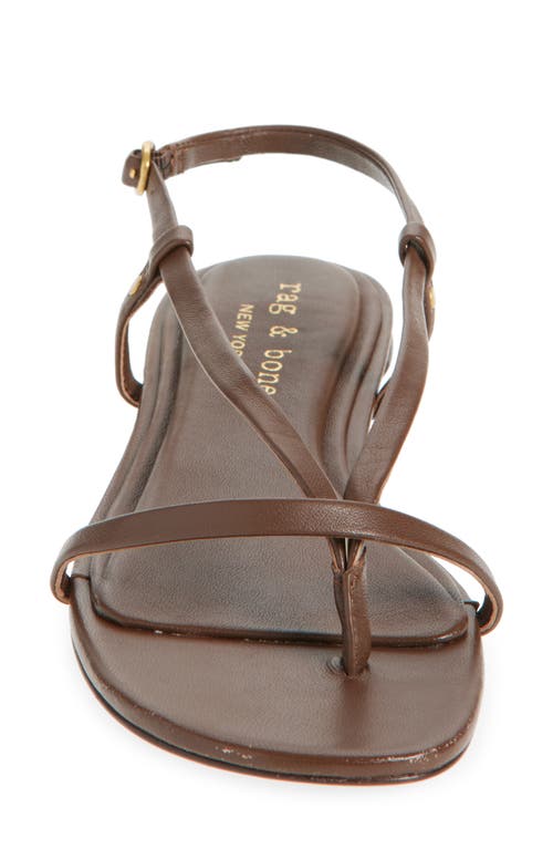 Rag & Bone Giselle Strappy Thong Sandals Dkmocha