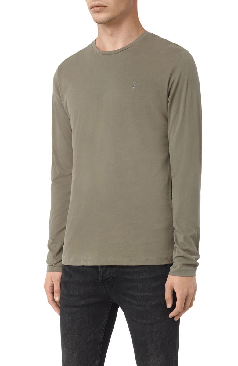 AllSaints Brace Long Sleeve Crewneck T-Shirt, Alternate, color,