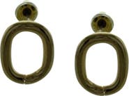 OLIVIA WELLES Oval Stud Earrings