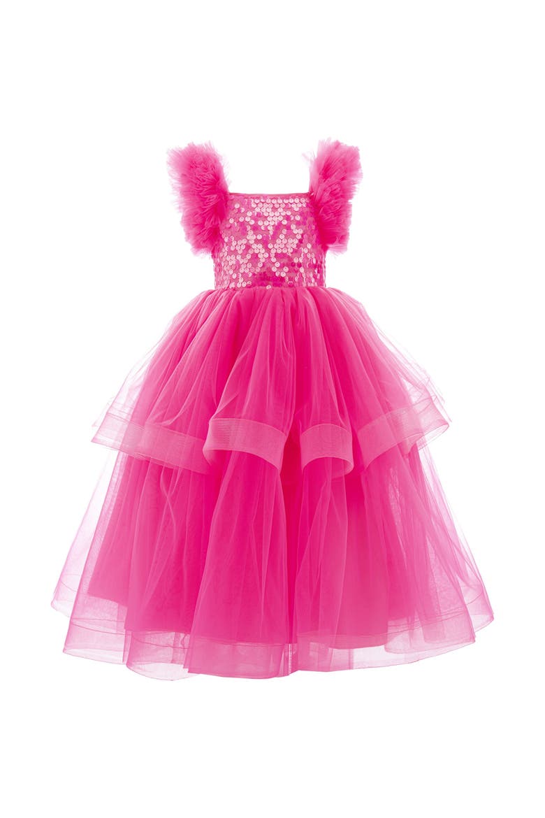 Peralta Dress, Alternate, color, Fuchsia