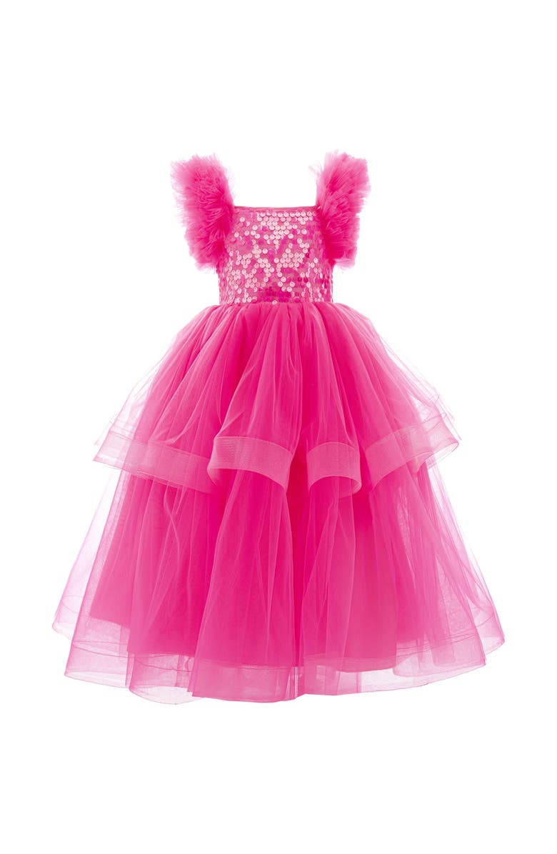 Mimi Tutu Peralta Dress, Alternate, color, Fuchsia