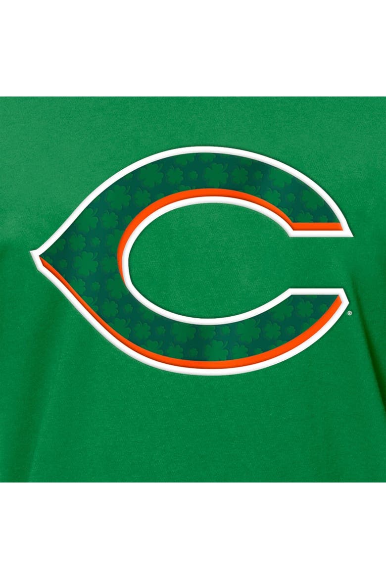 Men's New Era  Kelly Green Cincinnati Reds St. Patrick's Day Shamrock Fill T-Shirt, Alternate, color, Kelly Green