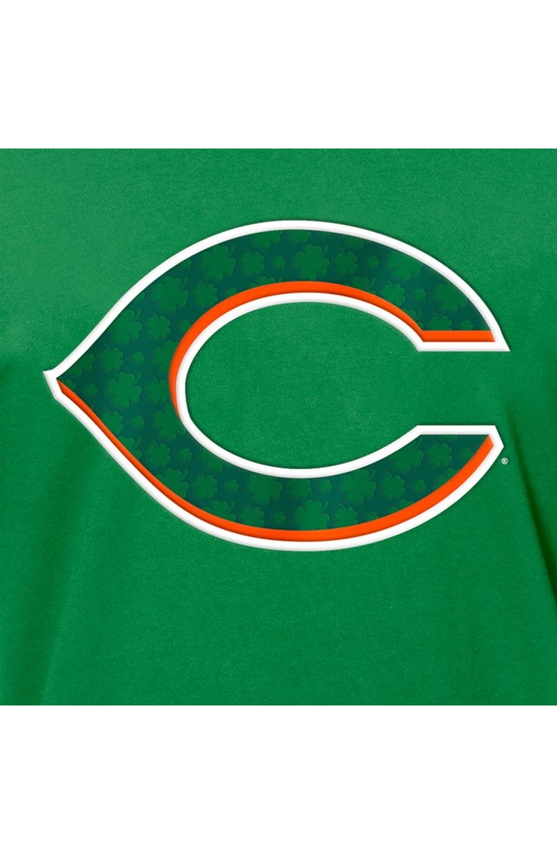 New Era Men's New Era Kelly Green Cincinnati Reds St. Patrick's Day Shamrock Fill T-Shirt, Alternate, color, Kelly Green