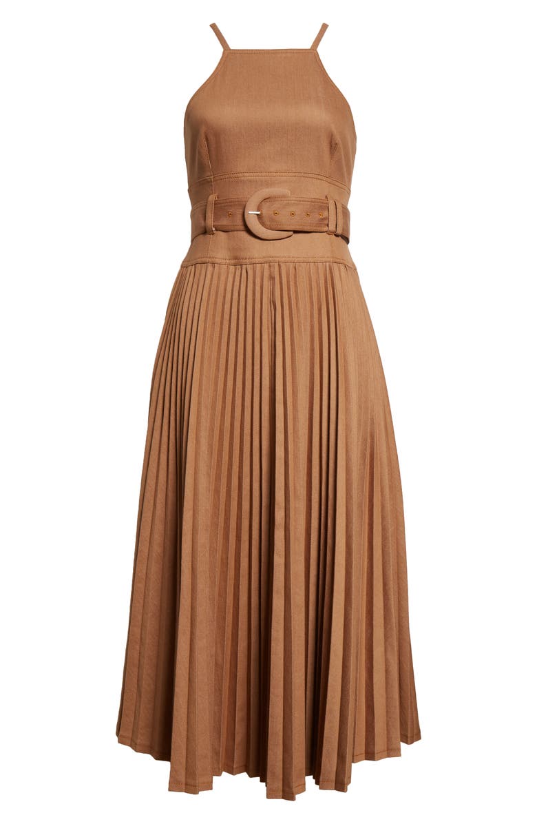 Cinq à Sept Kami A-Line Dress, Alternate, color, Cocoa