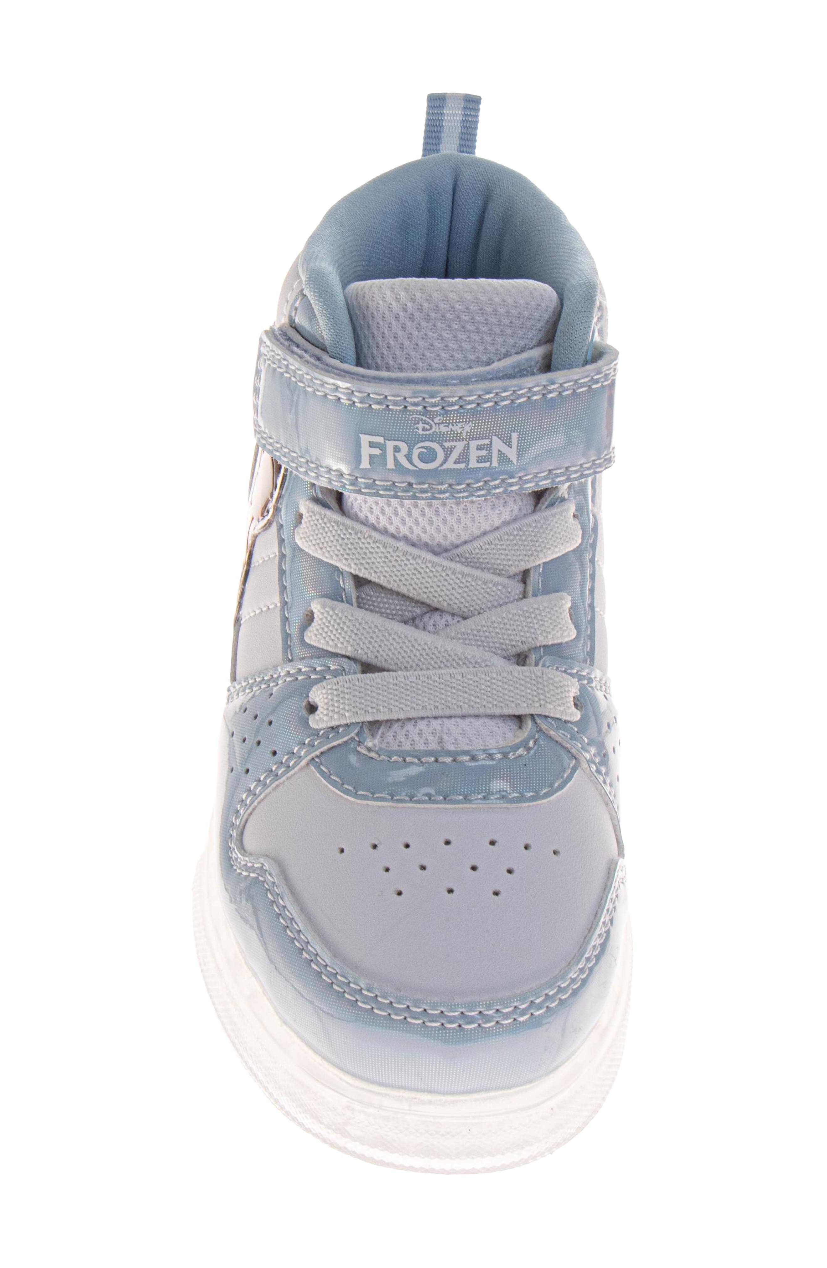 Kids' Disney® Frozen Light Up Sneaker, Alternate, color, BLUE WHITE