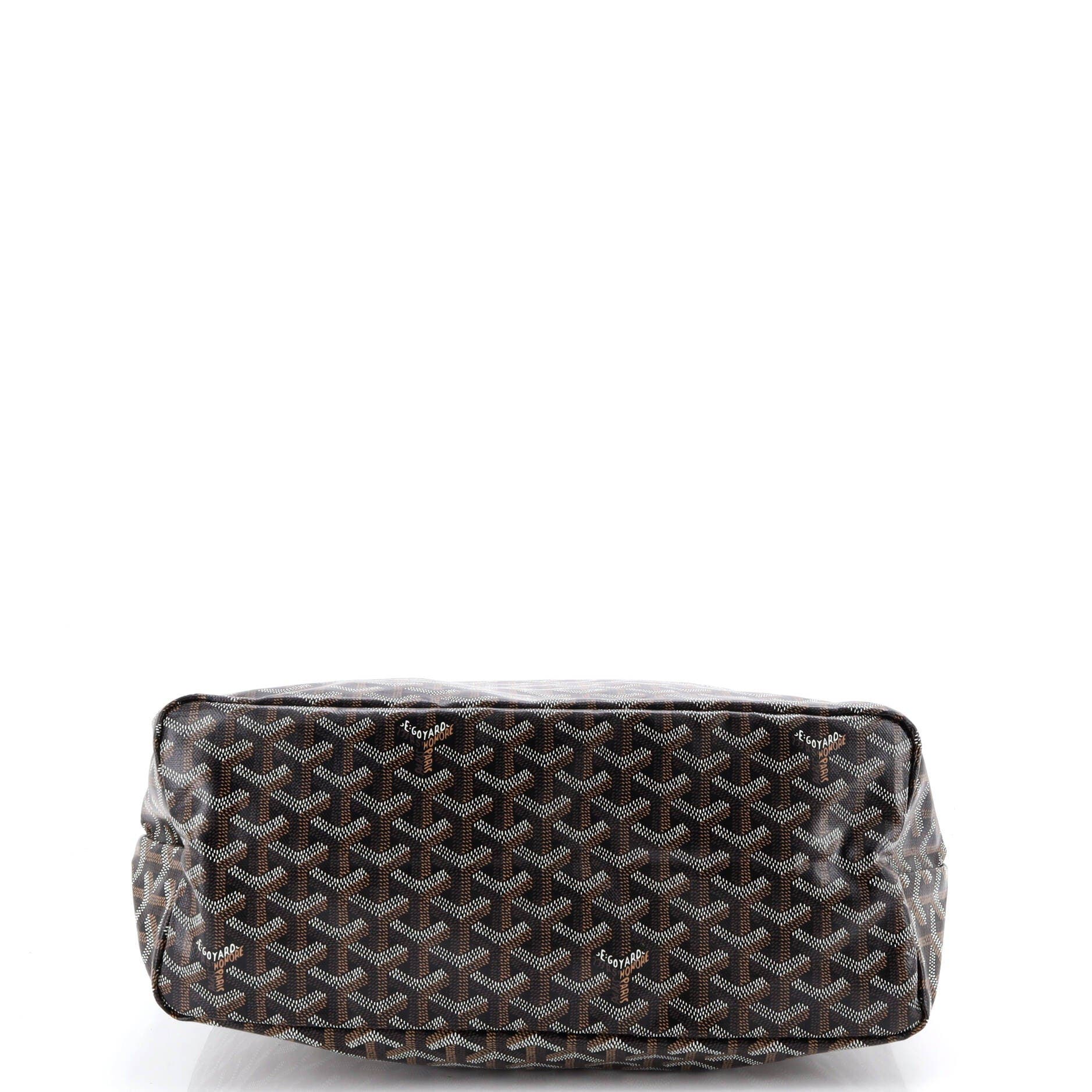 Pre-Owned Goyard Saint Louis Tote Coated Canvas PM, Alternate, color, Black