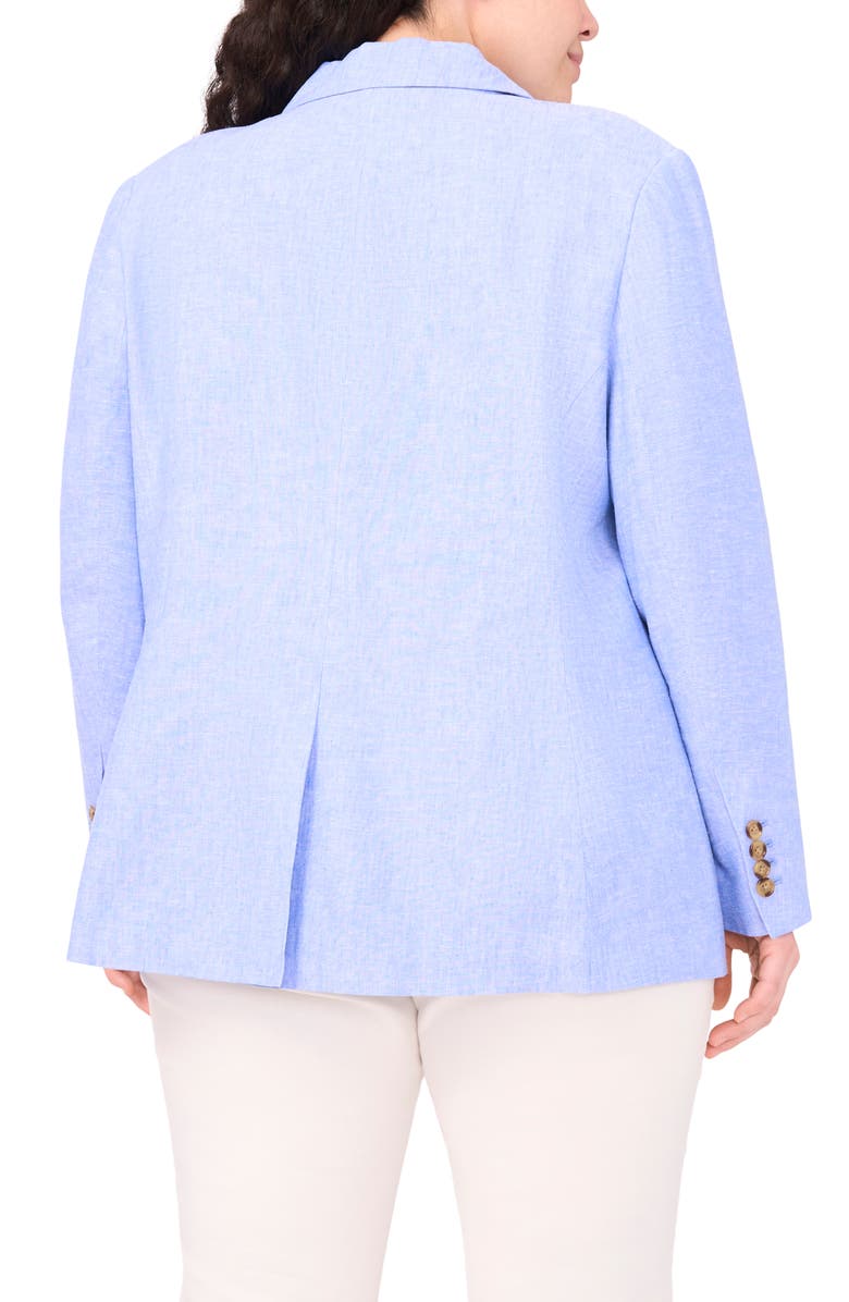 Halogen<sup>®</sup> One-Button Linen Blend Blazer, Alternate, color, Ultramarine