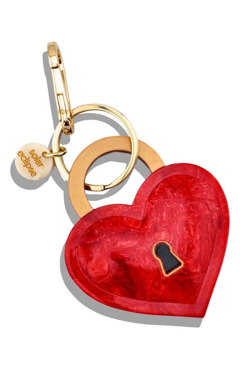 Padlock Heart Key Chain