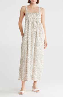 Melrose and Market Square Neck Maxi Dress