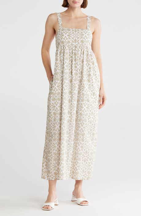 Melrose and Market Square Neck Maxi Dress