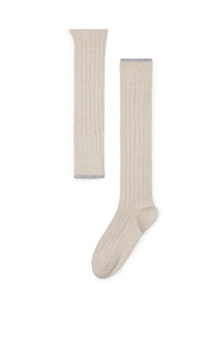 Brunello Cucinelli Cashmere knit socks, Main, color, Buff