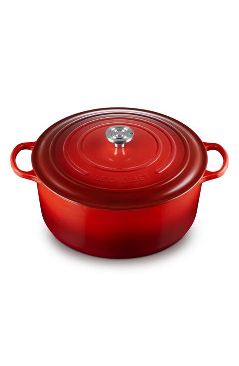 Enameled Cast Iron Round Dutch Oven