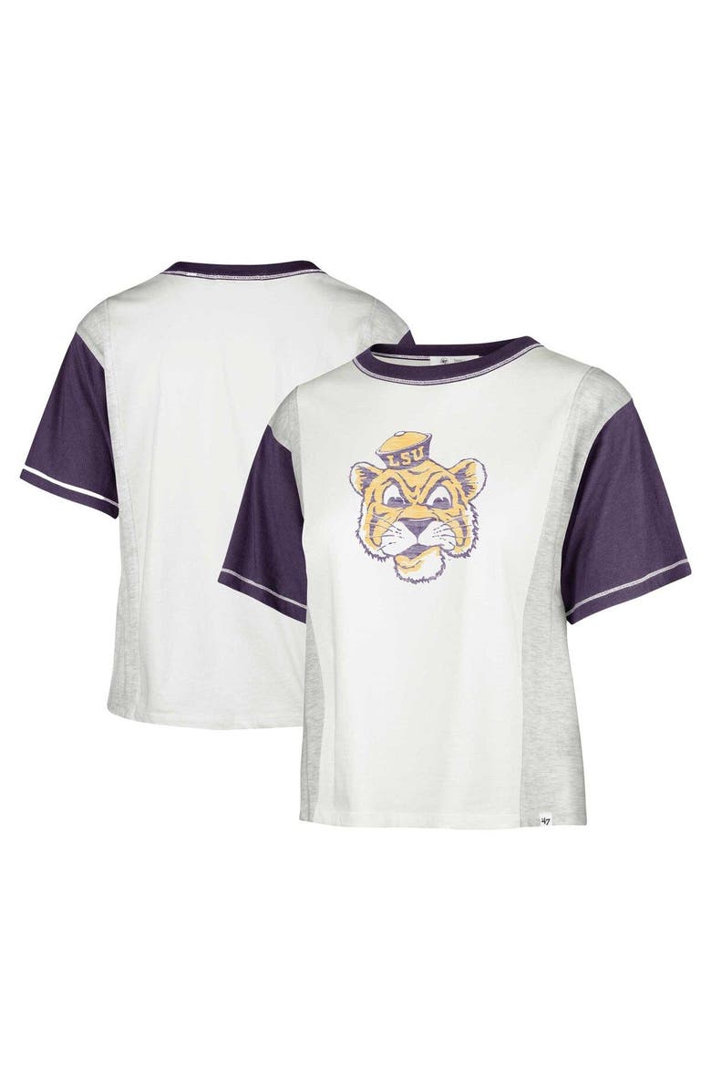 '47 Women's '47 White LSU Tigers Vault Premier Tilda T-Shirt, Main, color, White
