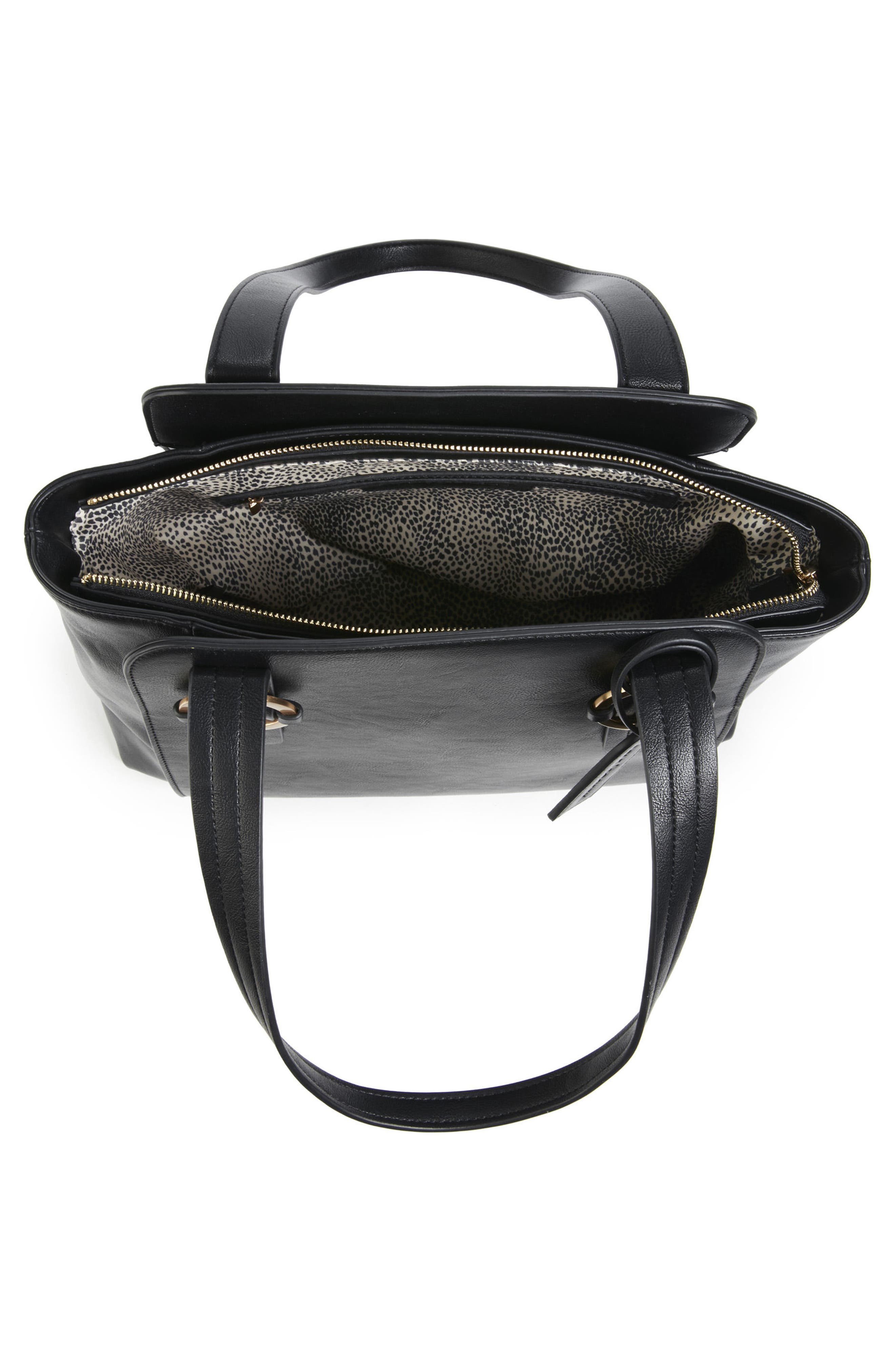 Sole Society Faux Leather Tote, Alternate, color, 