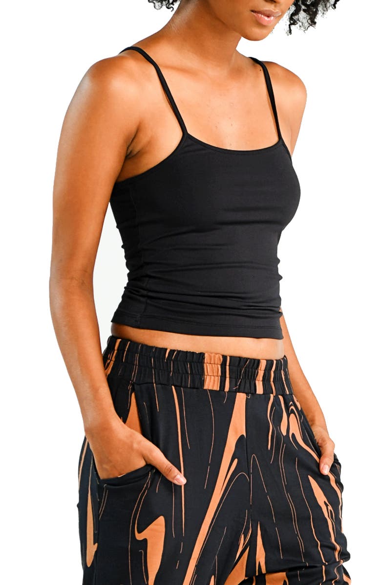 Dai Moda Mai Tai Camisole, Alternate, color, Black