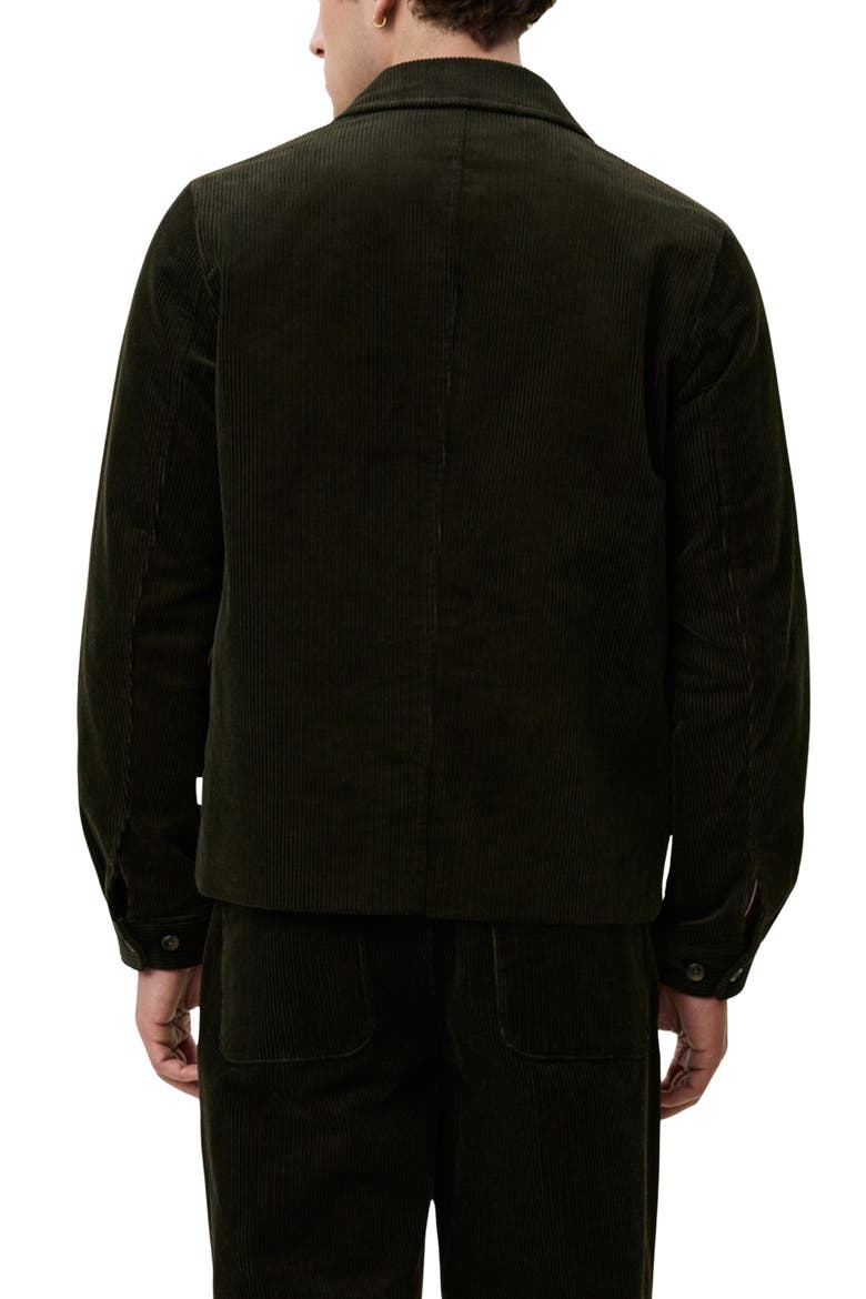 Corduroy Coach Jacket, Alternate, color, ROSIN GREEN