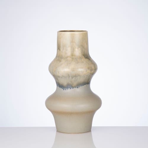 Dina Decor Dunes Blue Vase In Neutral