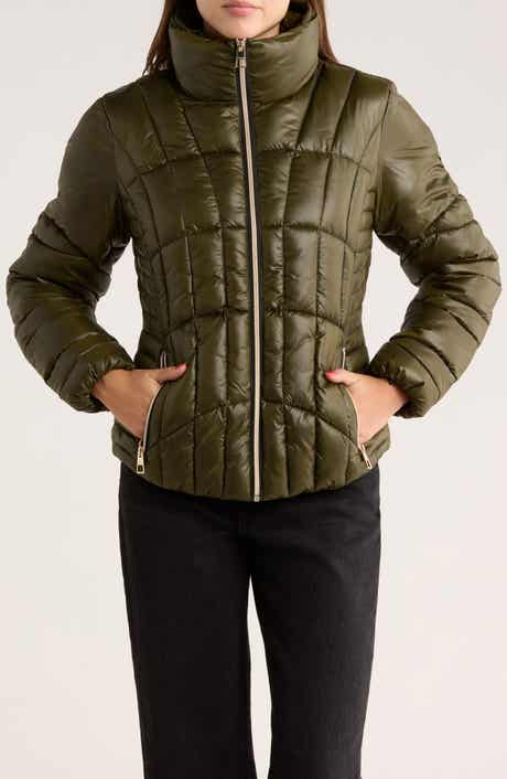 BCBGeneration Zip Corset Puffer Jacket
