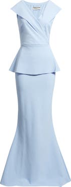 Chiara Boni La Petite Robe Moxelle Portrait Collar Gown