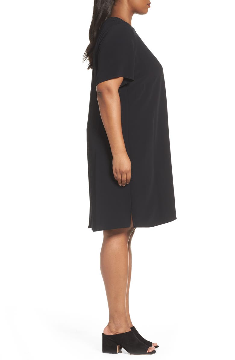 Eileen Fisher Tencel<sup>®</sup> Blend Jersey Shift Dress, Alternate, color, 