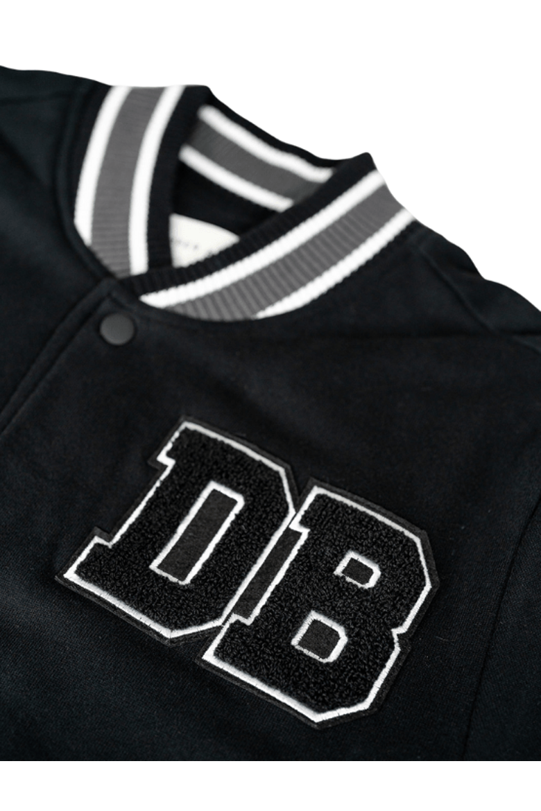 Limited Edition Dapper Boi Letterman Jacket, Alternate, color, Black