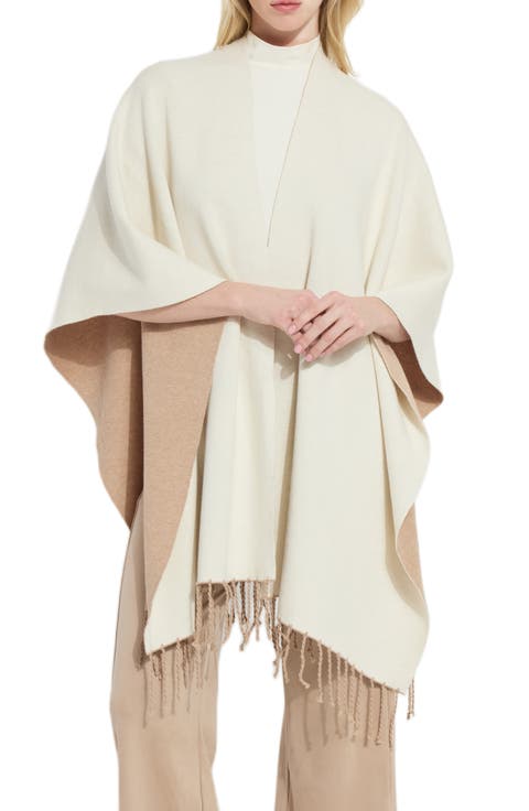 Basilla Reversible Cotton & Cashmere Wrap