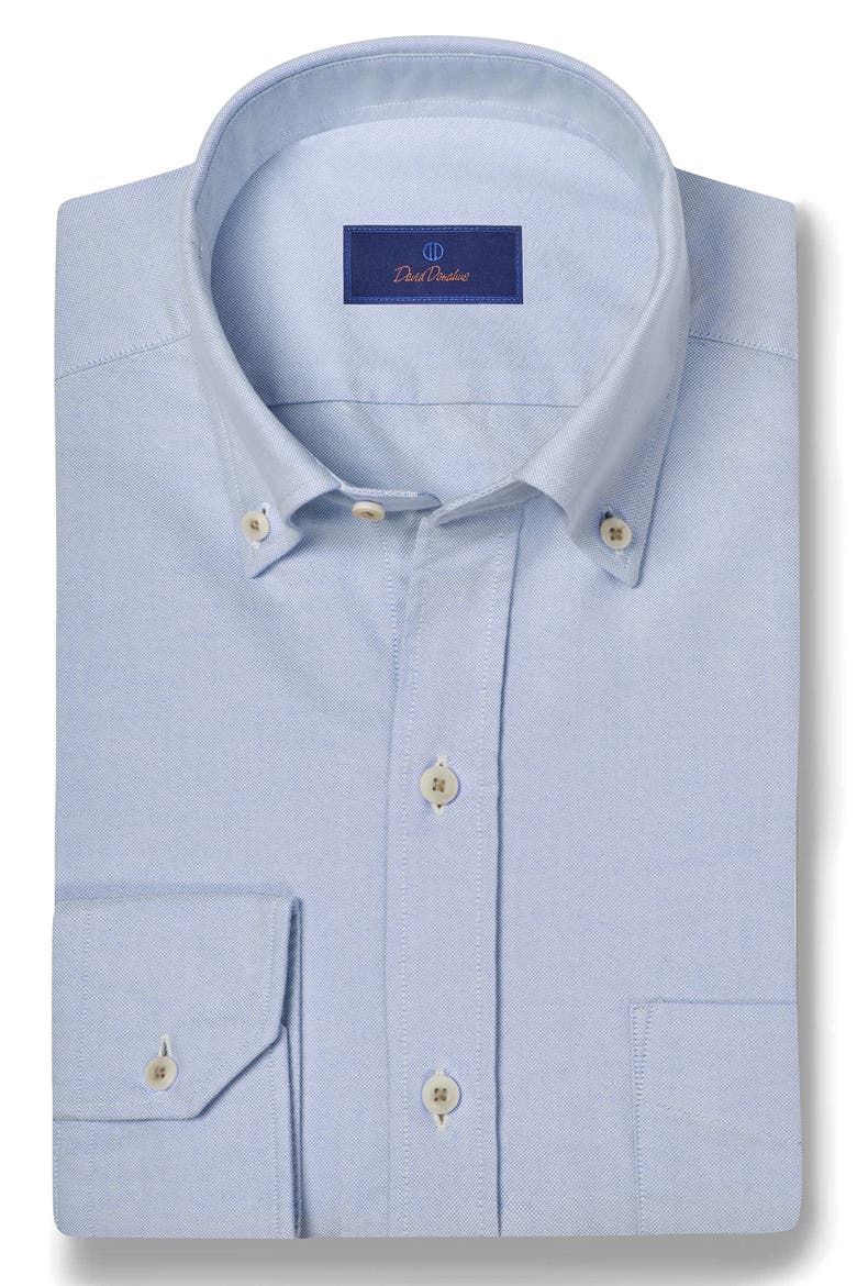 Oxford Cotton Button-Down Sport Shirt, Main, color, SKY