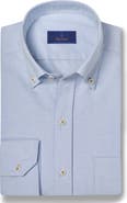 David Donahue Oxford Cotton Button-Down Sport Shirt
