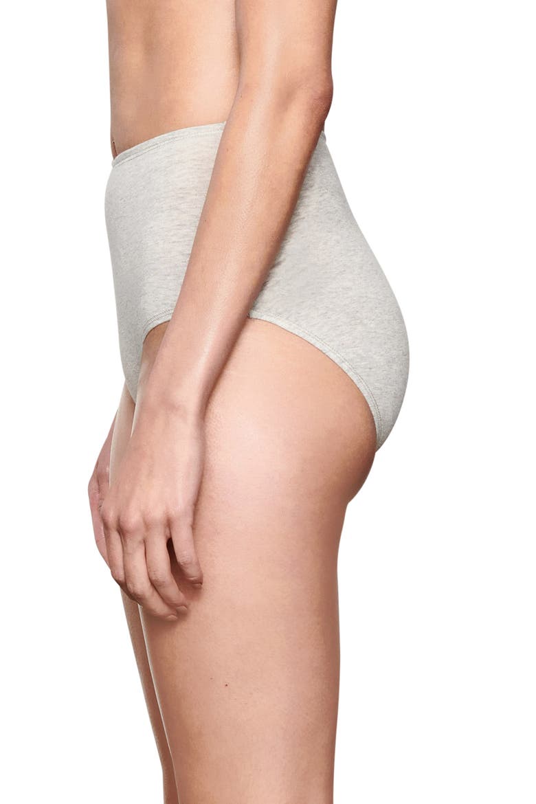 Cotton Stretch Jersey Full Briefs, Alternate, color, LIGHT HEATHER GREY