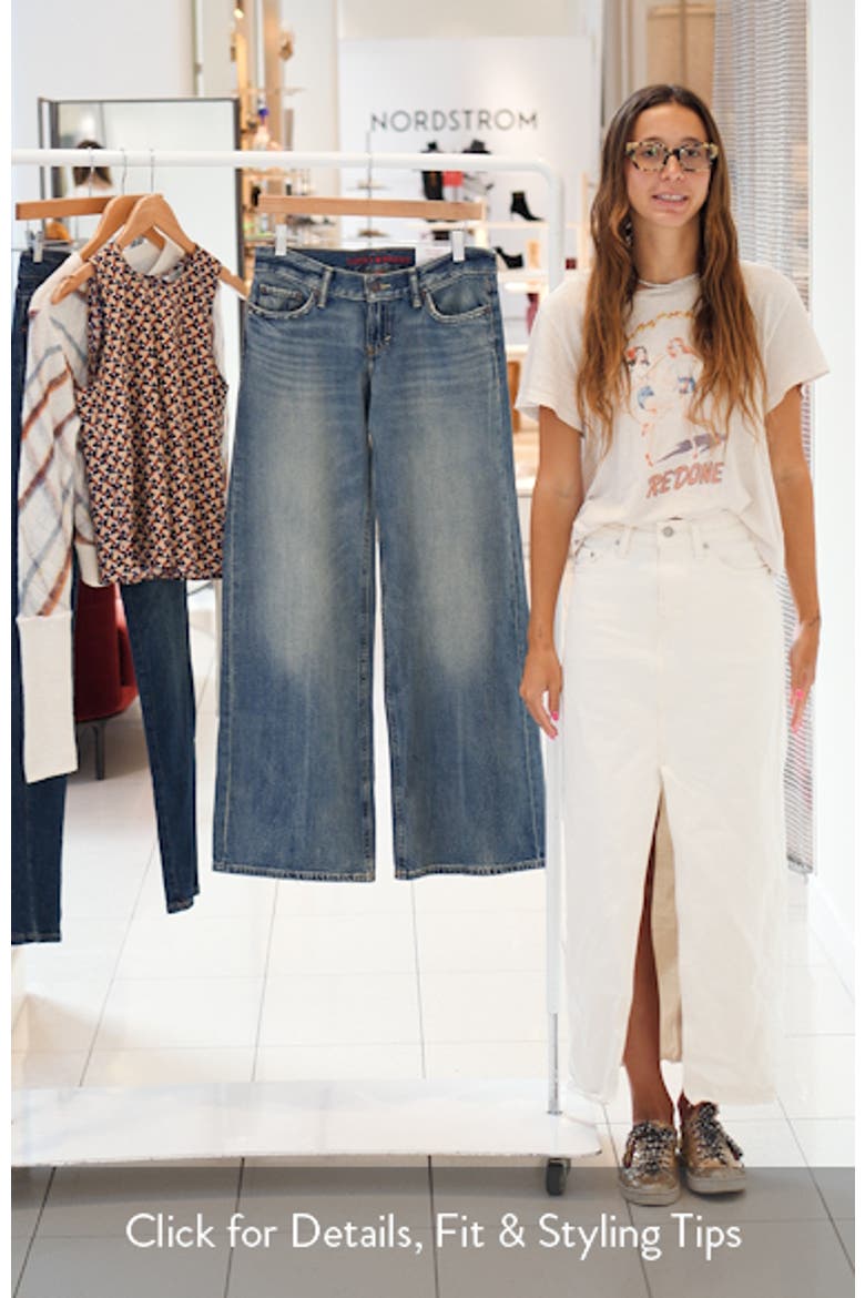 Ultra Low Rise Baggy Wide Leg Jeans video