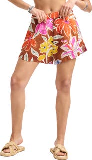 Vitamin A® The Getaway Linen Cover-Up Shorts