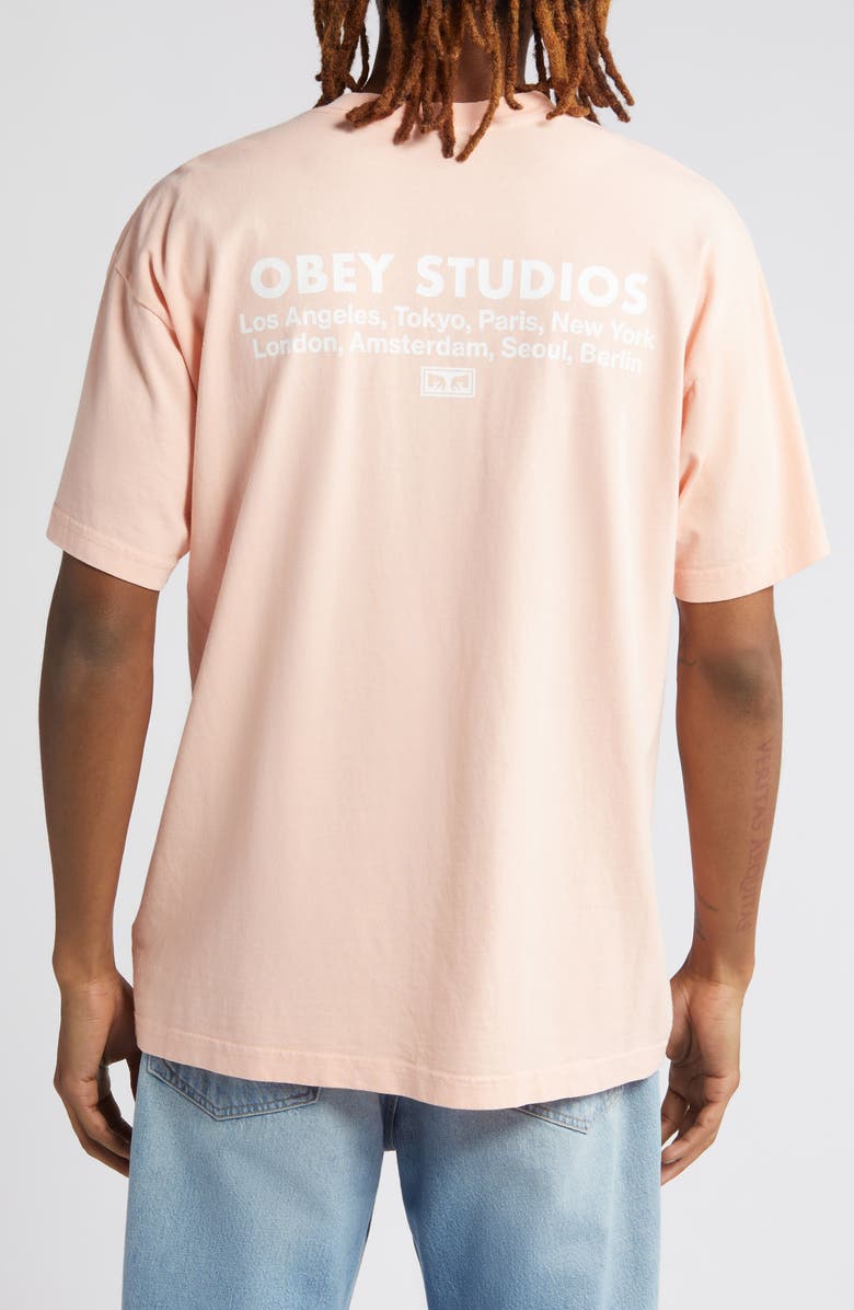Obey Studios Eye Cotton Graphic T-Shirt, Alternate, color,