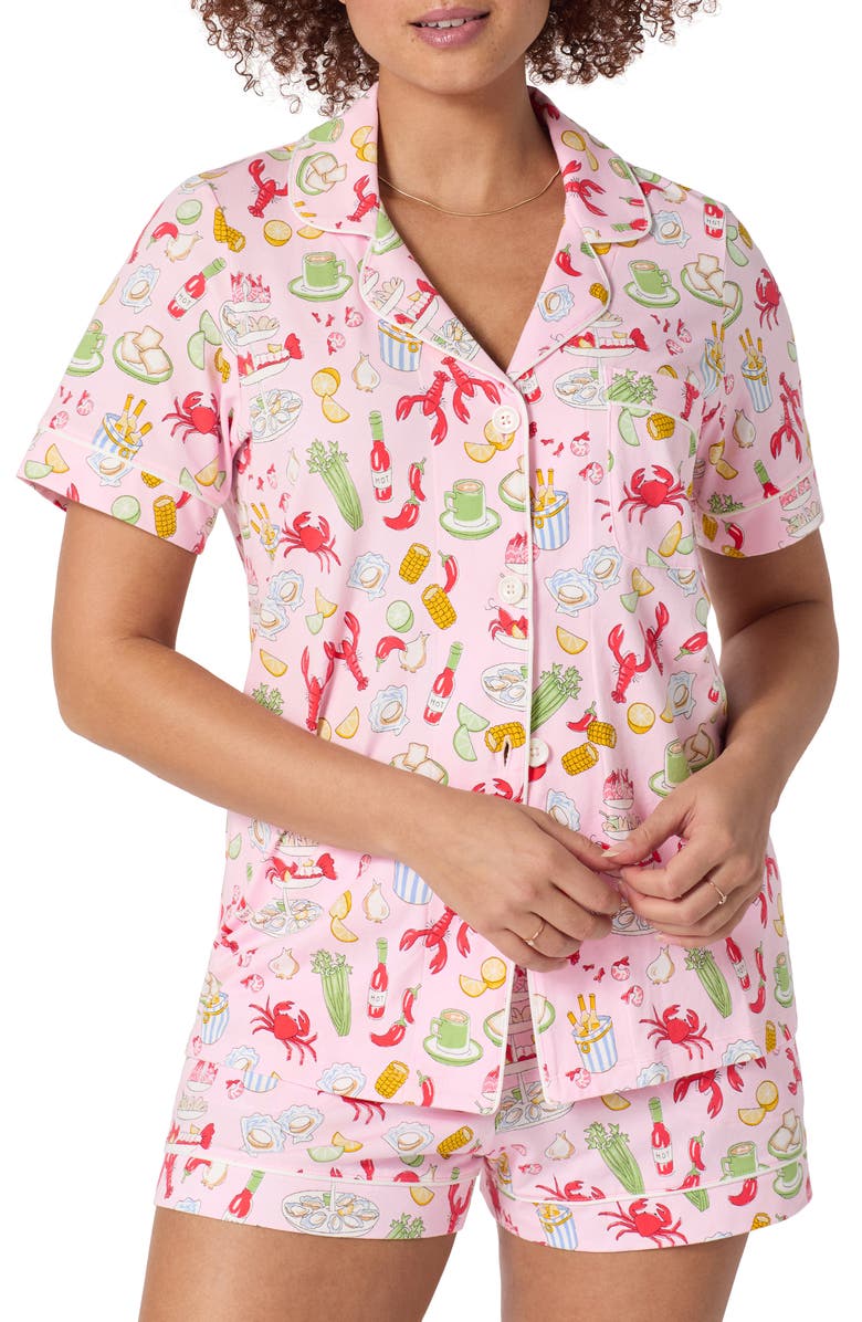 BedHead Pajamas Print Short Pajamas, Alternate, color, French Quarter