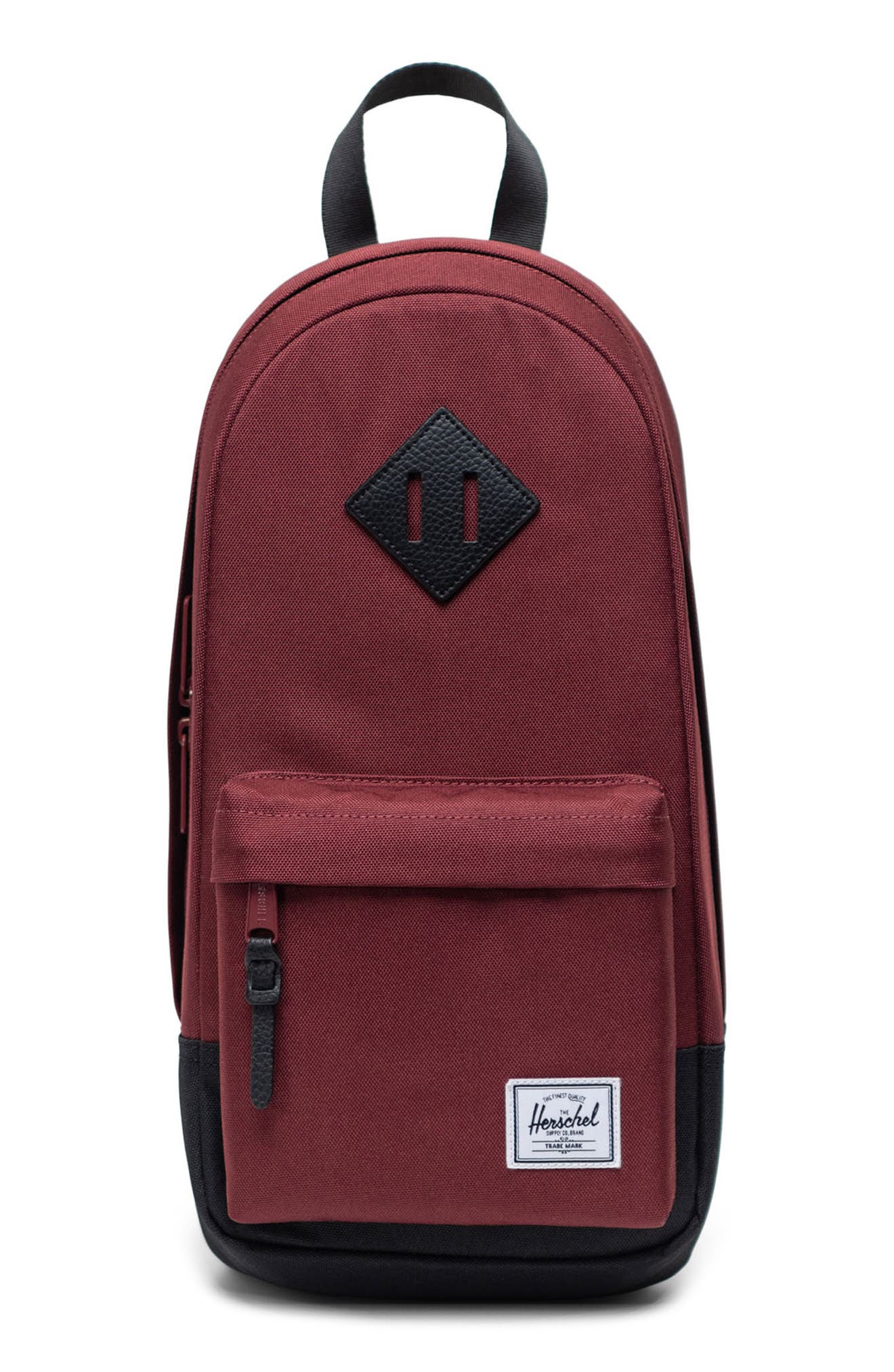 Heritage Shoulder Bag, Main, color, PORT/ BLACK