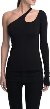 Marcella Cutout One-Shoulder Top