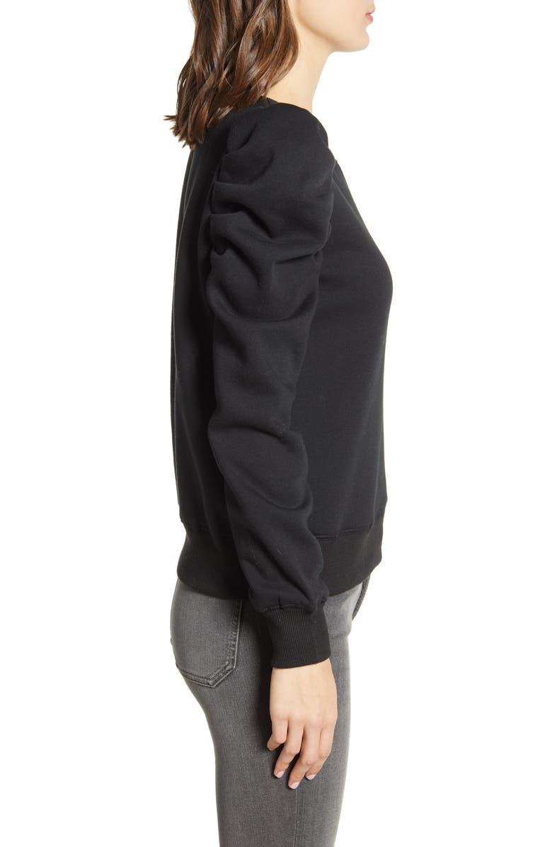 Rebecca Minkoff Janine Puff Sleeve Sweatshirt, Alternate, color,