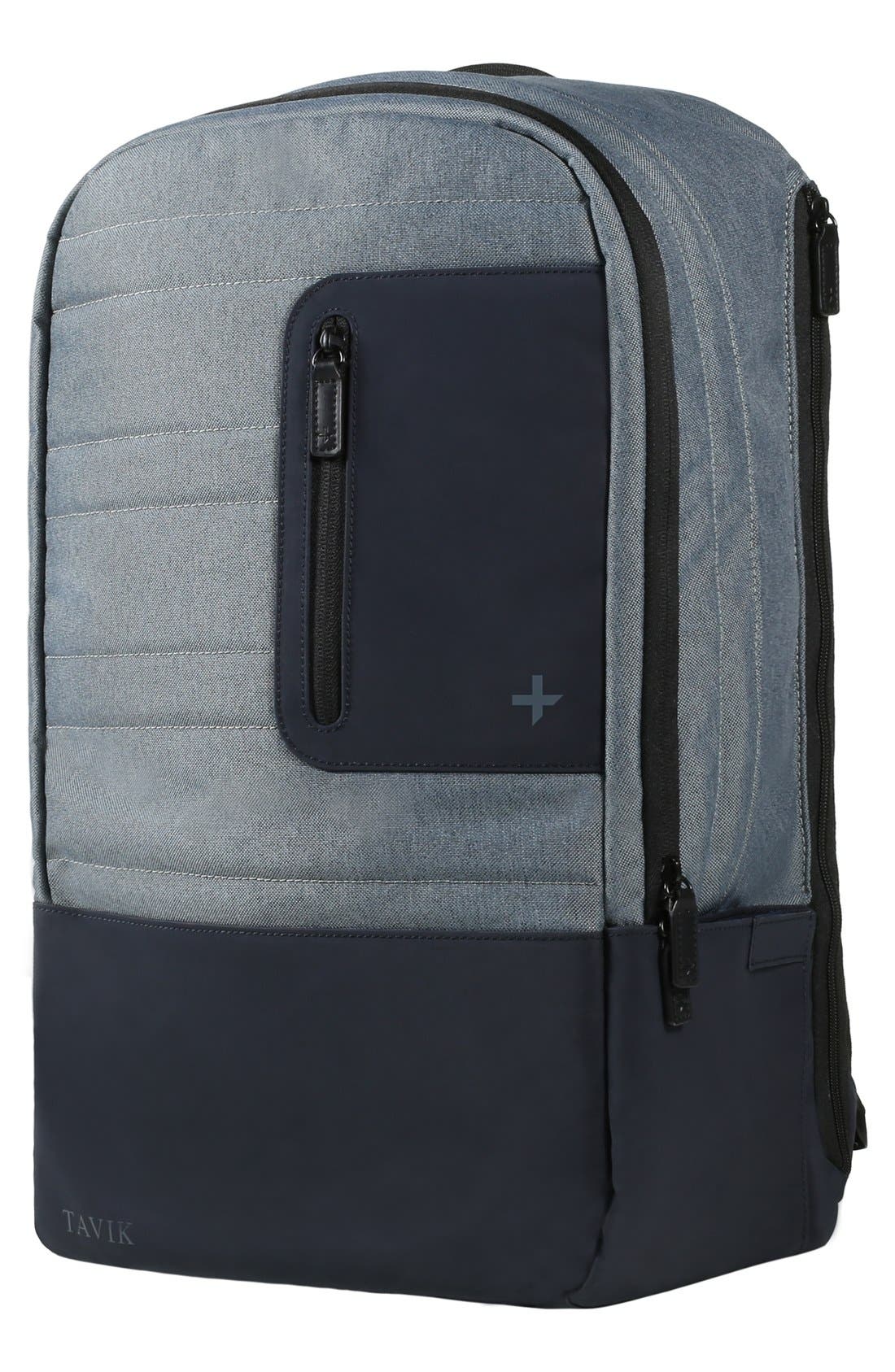 TAVIK 'Daley TripleFin' Backpack, Main, color, 