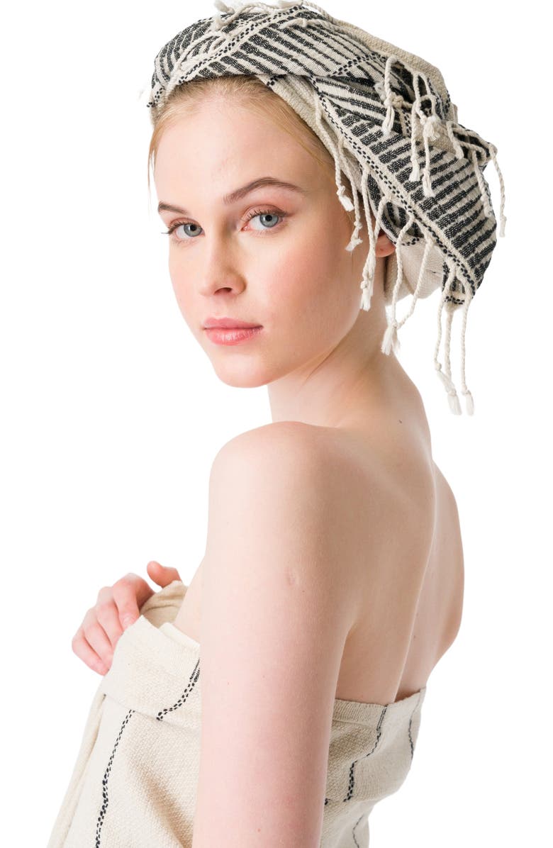 Olive & Linen Amber Linen Turkish Hand / Kitchen Towel Bundle, Alternate, color,