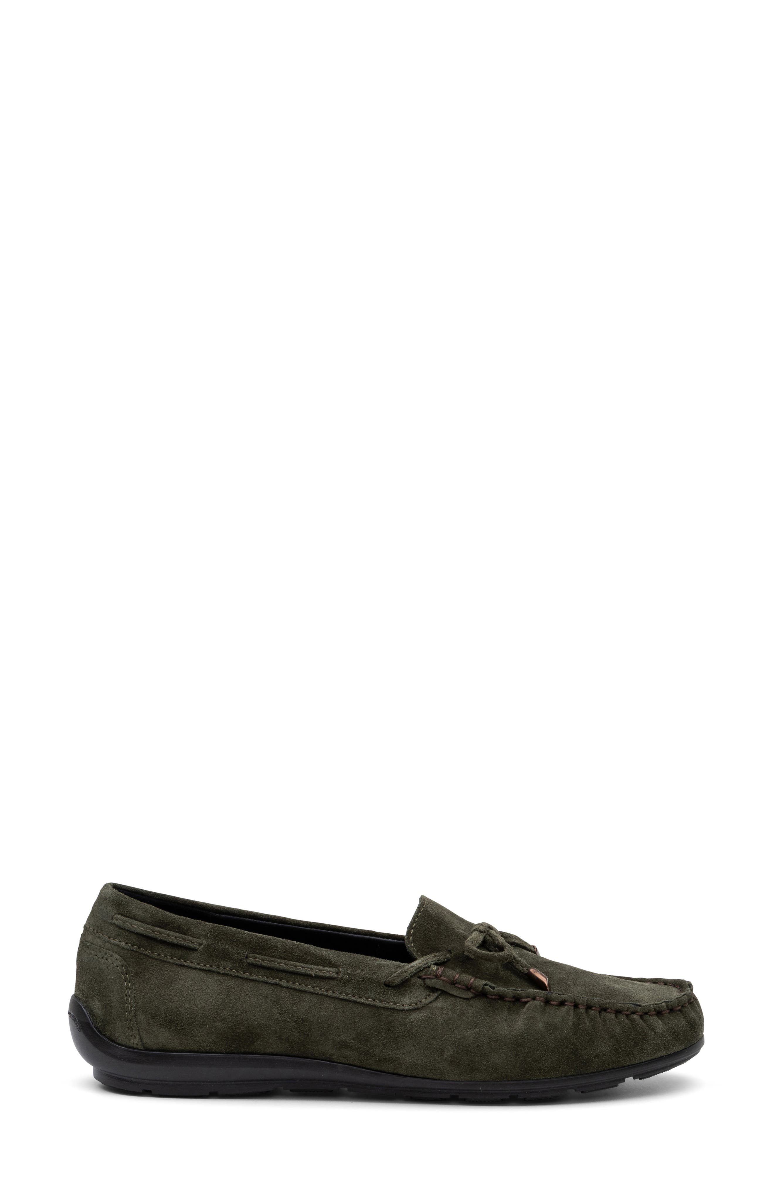 Amarillo Leather Driving Shoe, Alternate, color, FOREST