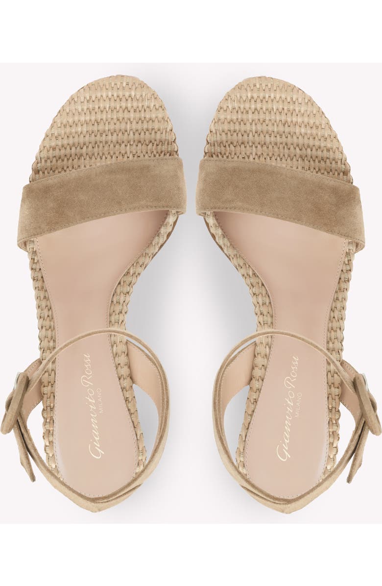 Gianvito Rossi Luana Sandals, Alternate, color, Brown