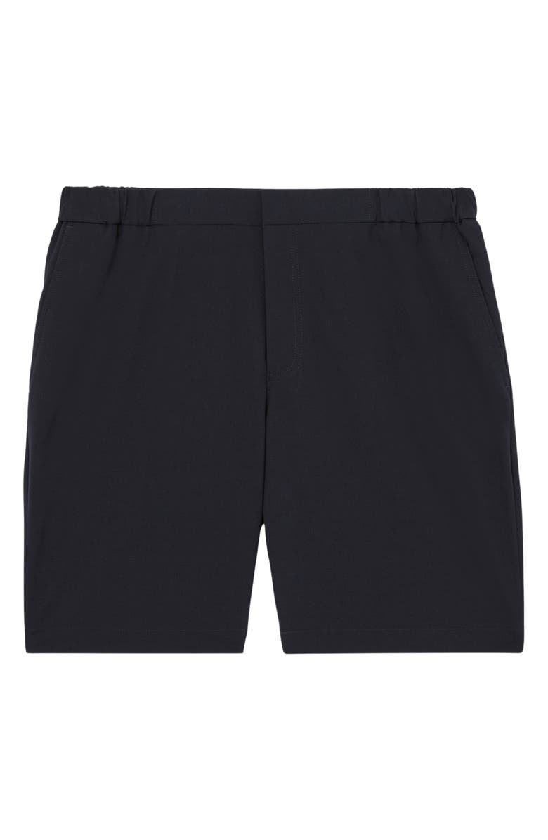 Reiss Deck Flat Front Shorts, Alternate, color, Navy