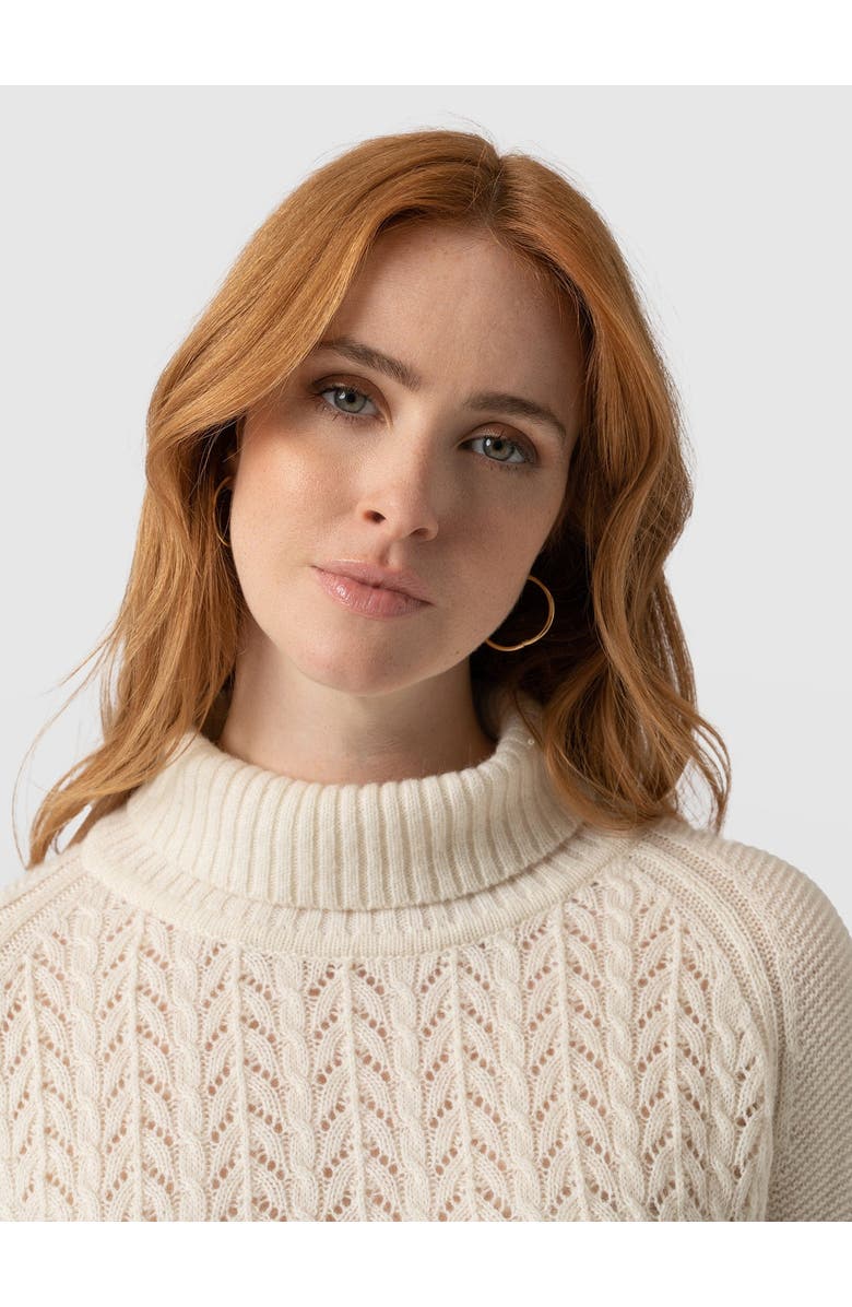 Saint + Sofia Luther Leather Gloves, Alternate, color, Black