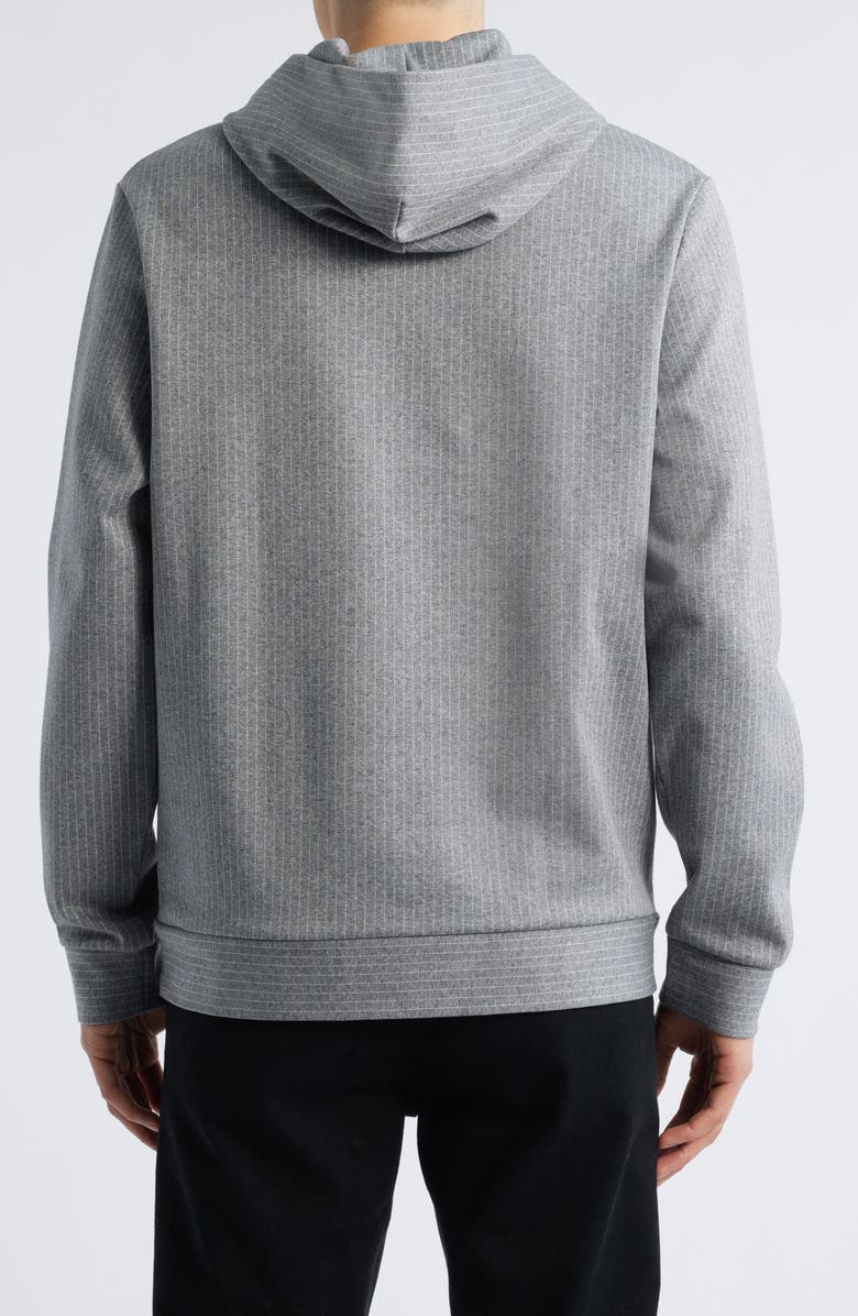 BOSS Seeger Cotton Blend Hoodie, Alternate, color, Medium Grey