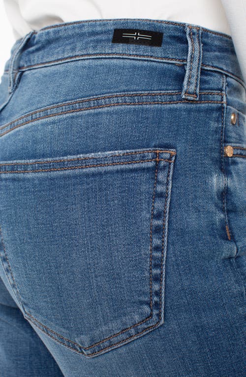 Liverpool Los Angeles Marley High Waist Cuff Girlfriend Jeans In Brown