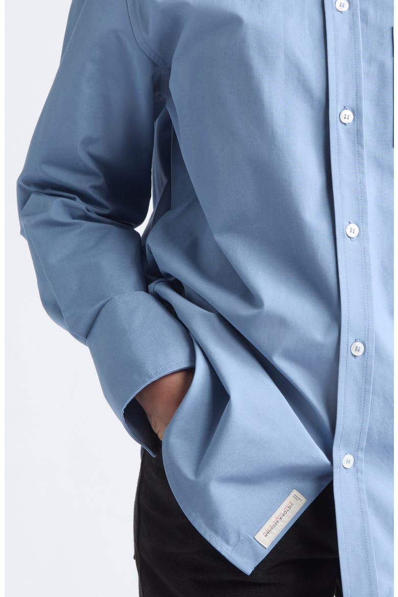 Perry Compact Oxford Button-Up Shirt, Alternate, color, OCEAN MIST