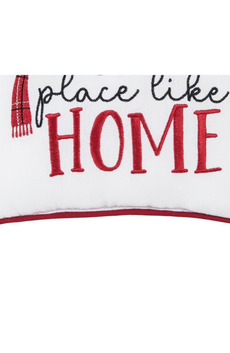 C&F Home Snow Place Like Home Small Christmas Accent Pillow, 10" x 10", Alternate, color,